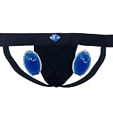 Vasektomie Jockstrap, schwarz, X-Larg