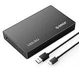 ORICO USB 3.0 Externes Festplattengehäuse für 3,5/2,5 Zoll SATA Festplatten/SSD Bis zu 16 TB, 3,5'' Werkzeugloses HDD Gehäuse mit 12V/2A Netzteil und UASP Beschleunigung (3588US3)