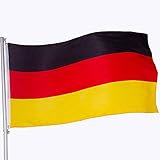 OZSEN Deutschland Fahne 90 x 150 cm Deutsche Flagge Flaggen mit Messing-Ösen Germany Flag