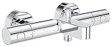 GROHE Precision Get | Thermostat-Wannenarmatur mit GROHE StarLight Chromoberfläche | chrom | 34774000