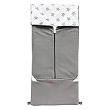 ByBoom Baby Fußsack 2in1 Frühjahr, Sommer, Herbst, Universal für Babyschale, Autokindersitz, z.B. für Maxi-Cosi, Römer, für Kinderwagen oder Buggy