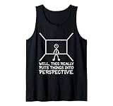 Really Puts Things Into Perspective Lustige Stickfigur Zitat Tank Top