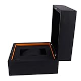ZHUANYIYI Holz-Uhr-Box Geschenk Schwarz PU-Leder Schmuck-Display-Box Aufbewahrungsbox Uhrenbox