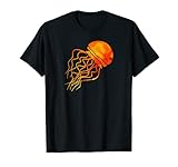 Orange leuchtende Qualle T-S