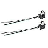Gorgeri Kabelsatz Scheinwerferfassung für H1-Glühlampe,2 Stücke Scheinwerferlampe Lampenfassung Kabelbaum Stecker Adapter L