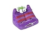 Bookmonster Deluxe Grumbis - Lesekissen - lila/pink: mit Taschen und Griff - für Bücher, Tablets und E-R