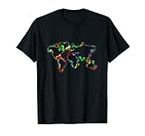 Weltkarte Earthday T-S