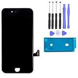 LCD Display Kompatibel Für iPhone 7 4,7 Zoll Retina Glas Scheibe 3D Touch Screen Digitizer Bildschirm Schwarz inklusive Werkzeug + LCD Kleber M