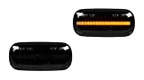 2 X LED SEITENBLINKER BLINKER SMOKE SCHWARZ PAAR für A4 B6 B7 A6 C6 A3 8P SB18