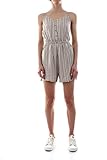 ONLY Damen onlSHINE WVN Playsuit, Mehrfarbig (Cloud Dancer Stripes: Martini Olive), (Herstellergröße: 38)