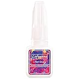 Lofuanna 10g Extra Starker Nagelkleber mit Pinsel,Professionelle Starker Nail Glue für Kunstnägel,Super Bond Adhesive Nagelkleber für Tips,Langlebig und Schnell Trocknend (1 Pcs)