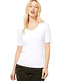 Street One Damen New Palmira T-Shirt, White, 36