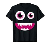 Niedliches Augenmonster-Gesicht, lustig, Halloween, Kinder, Männer, Frauen T-S