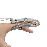 GLLX Finger Schiene Splints - Finger Ruhigstell-Schiene - Finger Unterstützung Finger Stabilisator - Kordelzug-Design einstellbar - für Finger Frakturen Wunden,M