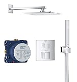 GROHE Grohtherm Cube | Duschsystem Unterputz mit Rainshower Allure 230 | chrom | 34741000