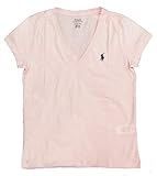 Polo Ralph Lauren Damen T-Shirt, V-Ausschnitt, Jersey - Pink - X-Groß