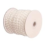 F Fityle 25 M/Rolle Weiße Perlengirlande, Perlenstränge Perleng