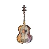 CREACEC Sunset Guitar Metal Wall,Art Hangings Wall Decor Ideal Für Indoor Abstrakte Gitarre Metal Gitarrist Art Gitarrenliebhaber Hangings Ornament Home Decoration,B