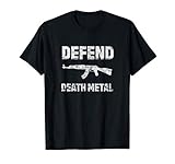 Defend Death Metal Atheist Black Satan Grindcore Lucifer 666 T-S