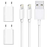 iPhone Ladekabel,USB Ladegerät und iPhone Kabel 1M 4Pack für Kabel schnell USB Netzteil/Datenkabel/Ladeset/Ladeadapter für iPhone 12 XS XS Max XR X 8 8 Plus 7 7 Plus 6s 6s Plus 6 6 Plus SE 5s (1M)