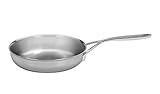 demeyere Fry Pan, Edelstahl, Schwarz, 28