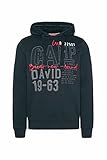 Camp David Herren Hoodie mit plakativen Label-Applik