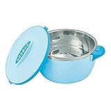 TRI Warmhalte-Schüssel, Thermoschüssel mit Deckel, Thermotopf, Isolierschüssel, Warme Speisen, Edelstahl, Kunststoff | 1, 2 oder 3,6 L