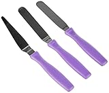 Ibili Mini-Streichpaletten-Set 3-teilig, Edelstahl, silber/lila, 27 x 12 x 3.5 cm, 3-E