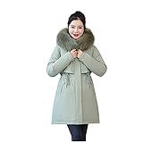 MJGkhiy Softshelljacke - Fleecejacke Damen mit Kapuze Outdoor Warme Freiensport Trainingsanzug Lose Winterjacken für D