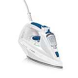 Bosch TDA302401W Dampfbügeleisen großer Wassertank 320 ml 2,400 W weiß/b