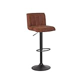 Riess Ambiente Angesagter Design Barhocker Portland Vintage braun Barstuhl Hocker T