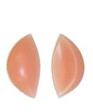 Sodacoda Silikon BH Einlagen 180g/Paar - Sichelförmige Push-Up Brust-Einlagen für BH, Badeanzug und Bikini - Beig