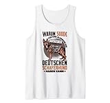 Herrchen Hundebesitzer Frauchen Deutscher Schäferhund Tank Top