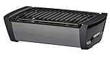 Enders® 1364 Aurora raucharmer Tischgrill, mobiler Holzkohle-Grill, kleiner Grill, rauchfreier Tischgrill, Balkon-Grill, Picknick-Grill, Camping-Grill, Grill mit Belüftung, grey