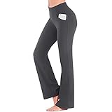 Tatoonly Yogahose, vielseitige Hose mit weitem Bein, hohe Taille, legere Yogahose für Mädchen, All-Match, bequeme Yog