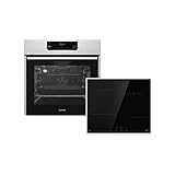 Gorenje Profi BPS Induktion Backofen-Set/ Induktions-Kochfeld/ GentleClose/ 2fach Teleskopauszüge/ Pyrolyse Reinigung/ Dynamisches Kühlgebläse DC+/ Kochfeld mit TouchControl/ PowerBoost Funk