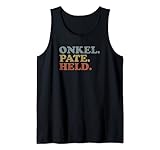 Onkel Pate Held für Taufpate Patenonkel Geschenkidee Spruch Tank Top