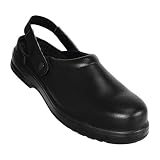 Lites Unisex Sicherheitsclogs schwarz 43