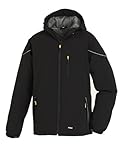 teXXor Winter-Softshelljacke Vail, gefütterte Arbeitsjacke mit Fleece, XL, schwarz, 4138