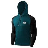 MEETWEE Sportshirt Herren, Laufshirt Langarm Funktionsshirt Atmungsaktiv Sports Shirt Trainingsshirt Männer Fitnessshirt mit Kapuze für Laufen Jogging Gy