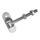 2 x Torangel 190 mm mit Befestigungsplatte M16 verstellbar Torbeschlag Torband Konstruktionsscharnier von SO-TECH®