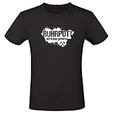 Shirt-Panda Herren Fun T-Shirt · Unnötiger Sozialkontakt · Lustiges Unisex Shirt · Pandemie Tshirt · Schwarzer Humor · Fun · 100% Baumwolle · Spaß Spruch · Schwarz (Druck Weiß) M