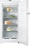 Miele FN 22062 Stand Gefrierschrank / 125 cm hoch / 158 l Gefrierzone / 5 Gefrierschubladen / flexible Vergrößerung des Gefrierraums / NoFrost / Türanschlag wechselbar / Weiß [Energieklasse F]