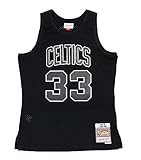 Mitchell & Ness Larry Bird #33 Boston Celtics NBA White Logo Swingman Jersey - L