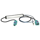 tomzz Audio 1503-019 Fakra Antennenadapter mit Phantomeinspeisung Buchse Kupplung (F) auf Stecker (M)