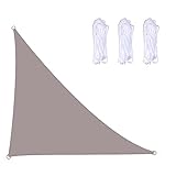 1 Stück Outdoor-Sonnensegel, rechtwinklig, dreieckig, Sonnenschutz, tragbar, wasserdicht, UV-Schutz, Outdoor, Sonnenschutz, Markise, Garten, Segel, Vordach, ideal für Outdoor, Garten, T