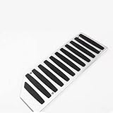 WM home Autopedalabdeckung Aluminiumlegierung Auto Styling Pedale Fallkompatibel mit A1 A2 A3 TT Golf 3 4. GTI. Polo 9n3 Skoda. Fabia Octavia Roomste Sitz Ibiza Auto Anti-R