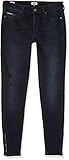 Tommy Jeans Damen MID RISE SKINNY NORA 7/8 ZIP CPT Skinny Jeans, Blau (Denim 1bj), W31/L30