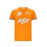 Aston Martin Kinder T-Shirt Max Verstappen Racing Formula Team RedBull Offizielles F1 Gr. 3XS, Orang