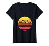 Damen Asset Allocation T-Shirt mit V